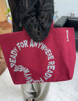 Torun Lettering Big Shoulder Bag
