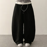 Movin Elastic Spandex Straight Wide Banded Waist Pants