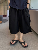 Terry Cargo Sweat String Half Pants 3C