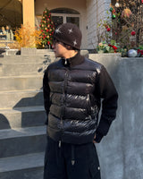 Niro high-neck knit padding