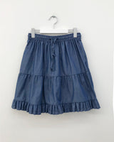 Tilda Denim Midi Skirt (2color)