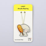 TTUMARO K-Food Double-Sided Acrylic Keychain
