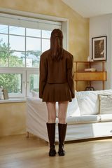 MILD CROP BLAZER / BROWN