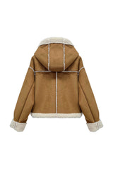 ADORABLE HOOD MUSTANG / CAMEL
