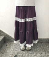 2 lace can can maxi skirt (2c)