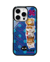 G!N!ギニア フレンズ ケース ネイビー グラス バンパー
