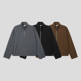 Junky Knitted Zip Up (3color)