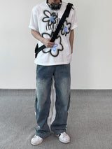 Our Mix Cargo Pants (Denim&Nylon)