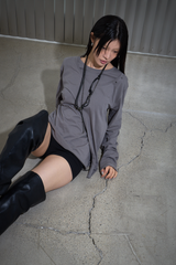 Layered Top Grey