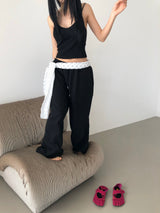 Basic Wide Sweat Pants