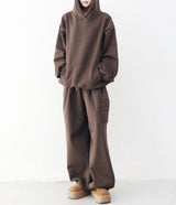 Unisex ディクションエンブロイダードシープスキンオーバーフード