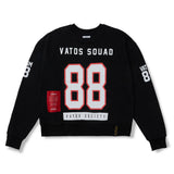 88 Football Oversized Crewneck Black / White