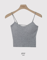 ベーシッククロップレイヤードキャップスリーブレス(3color)