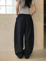 サマーコーストノンフェイドクールデニムワイドパンツ