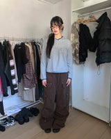 エチルポケットツーウェイワイドカーゴパンツ