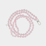 サンシャイン ファームハウス ビーズ クロスボディ ストラップ (Clear Pink)