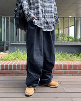 T-Pho バルーンピンタックデニムパンツ