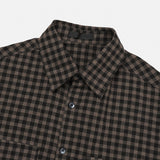 Mark Cropped Checked Shirt (3color)