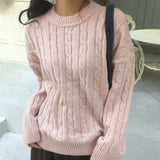 [Wool 20🧶] リヘルケーブルツウィステッドラウンドニットウェア