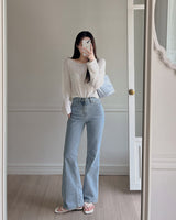 Nizen bootcut denim pants