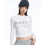 Easy Sheer Long Sleeve - White