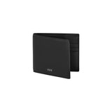 Plain Bi-fold 6CC 1/2 Wallet_Black
