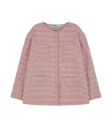 [Unisex] オーバーフィットツイードジャケット Pink