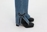 STRAIGHT RIBBON EMBROIDERED SLIT code 26017