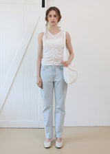 Lace Flower Shoulder&Cross Bag_White