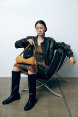HAMMERBAG_Suede_mustard(BAG ONLY)