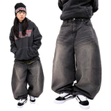 Wide Vintage Denim Balloon Pants