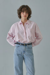 Oxford logo shirt_pink