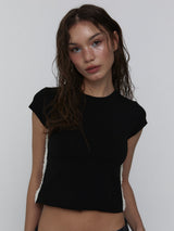 Lace Baby T-Shirts_Black