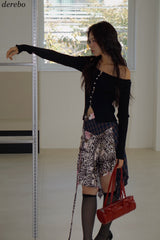 Red Bow Round Shoulder Bag