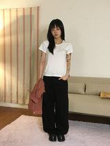 soru basic half T-shirt (3color)
