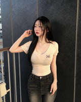 オニクスシグネチャーロゴ VネックハーフT (5COLOR)