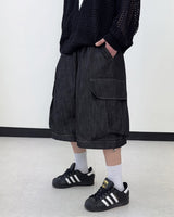 ルーマカーゴ バミューダデニムパンツ