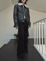 Tex double cargo strap corduroy pants