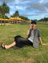 グリップチェックシャツ (2 Colors)