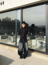 More Cat Balloon Denim Pants 2C