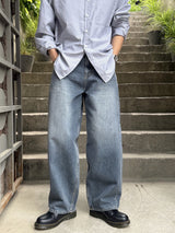 DB balloon wide denim pants