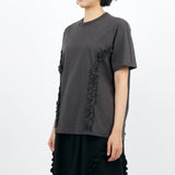 Moses Frill Tee - Charcoal