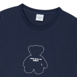 25SS ベアドールラインアーカイブショートスリーブTシャツ ダークネイビー