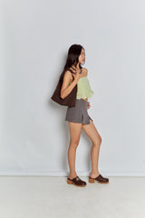Large Jersey in Brown Suede