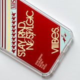 Nostalgic Vibes Retro VHS Phone Case (Ver.5) (GelHard)