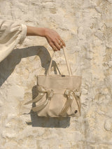 Mini easy ribbon bag_sand beige