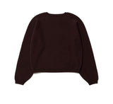 STAR BUTTON KNIT - BROWN