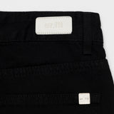 リボン刺繍ブラックデニムパンツ コード18203
