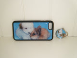 puppy & bunny epoxy case