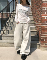 コルプビンテージレタリング長袖Tシャツ